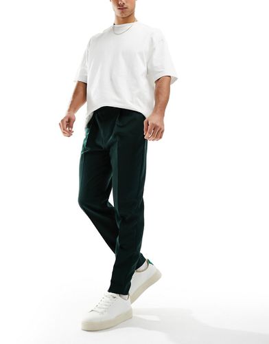Pantaloni eleganti affusolati verdi - ASOS DESIGN - Modalova