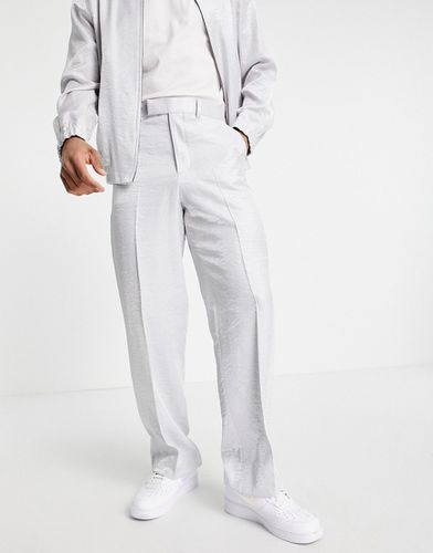 Pantaloni eleganti con fondo ampio in raso in coordinato - ASOS DESIGN - Modalova