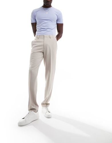 Pantaloni slim eleganti color pietra - ASOS DESIGN - Modalova