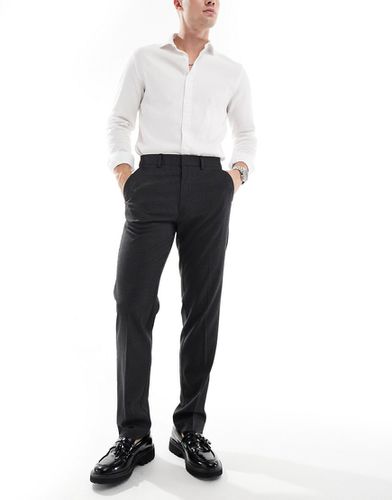 Pantaloni slim eleganti antracite - ASOS DESIGN - Modalova