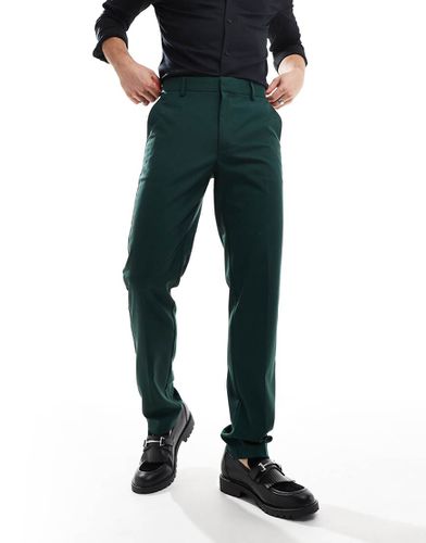 Pantaloni slim eleganti bosco - ASOS DESIGN - Modalova