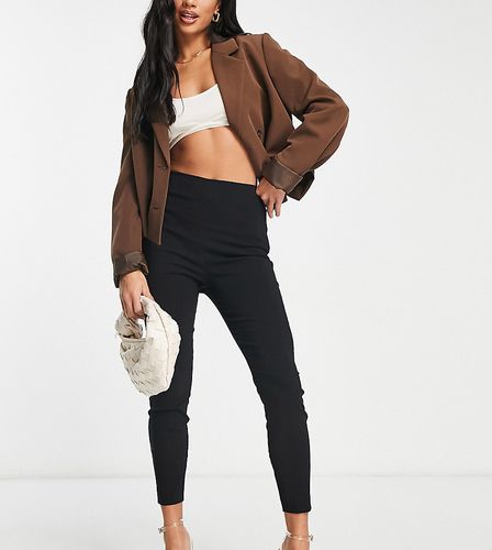 ASOS DESIGN Petite - Pantaloni skinny neri a vita alta - ASOS Petite - Modalova