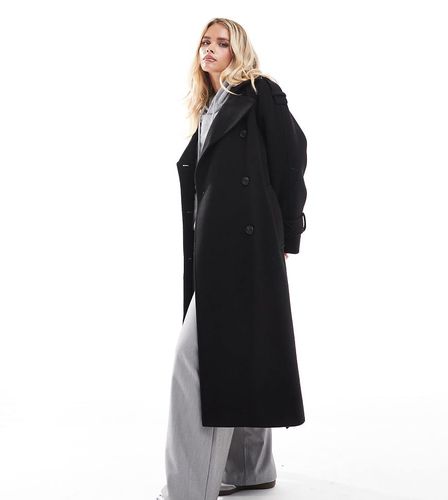 ASOS DESIGN Petite - Trench elegante effetto lana - ASOS Petite - Modalova