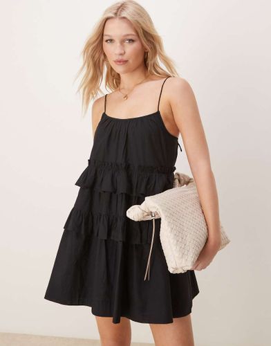 Robe courte à volants - Asos Design - Modalova