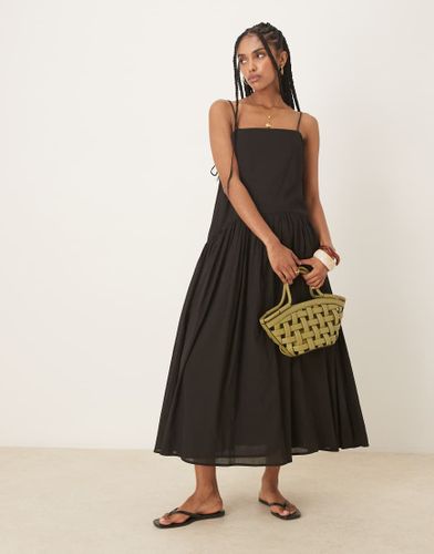 Robe longue à taille basse - Asos Design - Modalova