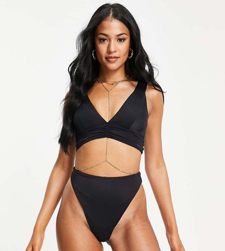 Tall - Mix and Match - Perizoma bikini a vita alta sgambato - ASOS DESIGN - Modalova