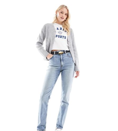 ASOS DESIGN Tall - Mom jeans slim elasticizzati medio - ASOS Tall - Modalova