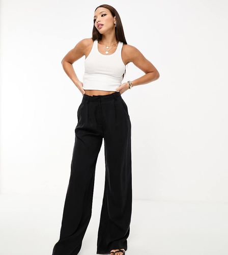 ASOS DESIGN Tall - Pantaloni a fondo ampio casual neri - ASOS Tall - Modalova