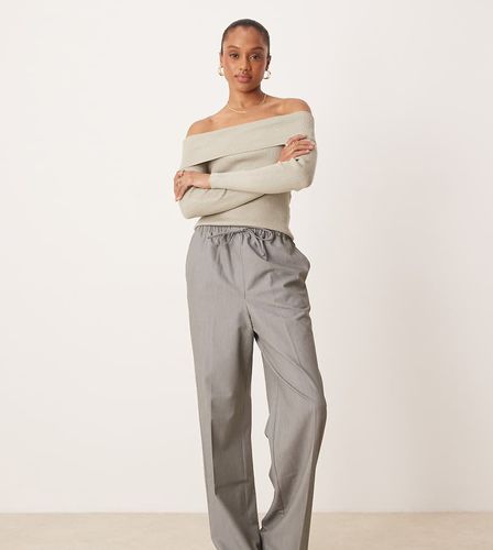 ASOS DESIGN Tall - Pantaloni sartoriali grigi - ASOS Tall - Modalova