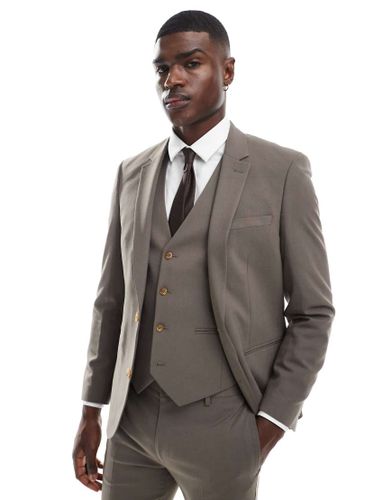 Veste de costume ajustée - vison - Asos Design - Modalova