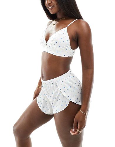 Mix & Match - Brassière del pigiama avorio a fiori - Boux Avenue - Modalova