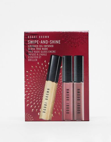 Swipe-and-Shine Crushed Oil-Infused Gloss - Set di tre prodotti - Nude (Risparmia il 35%) - Bobbi Brown - Modalova