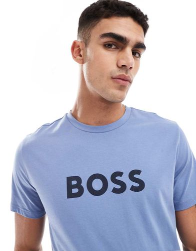 Boss - T-shirt blu da mare - BOSS Bodywear - Modalova