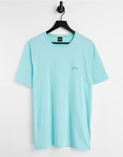 BOSS - Athleisure Tee Curved - T-shirt menta con logo - BOSS Green - Modalova