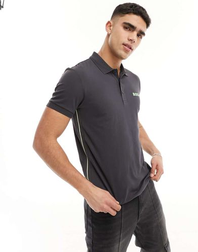 BOSS - Green Paule - Polo con logo antracite - BOSS Green - Modalova