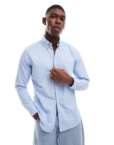 Rickert - Camicia Oxford a maniche lunghe azzurra - BOSS Orange - Modalova