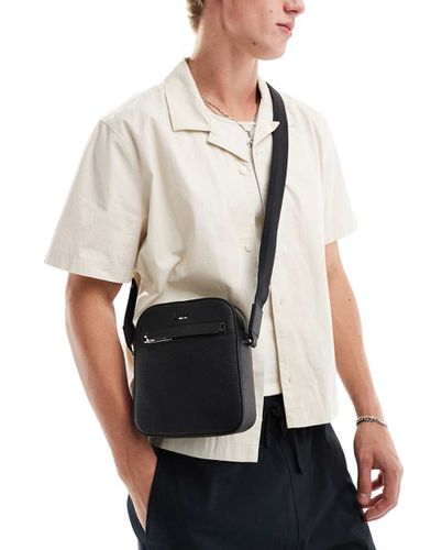 BOSS - Ray Box - Borsa a tracolla in pelle sintetica nera - BOSS by Hugo Boss - Modalova