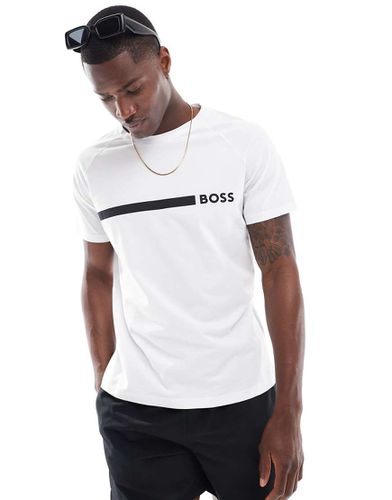 BOSS - Swimwear - T-shirt bianca slim - BOSS Bodywear - Modalova