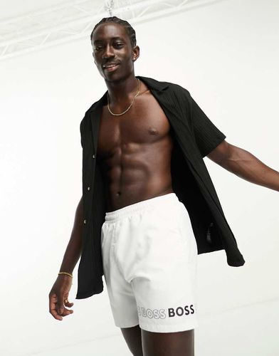 BOSS - Starfish - Pantaloncini da bagno bianchi - BOSS Bodywear - Modalova