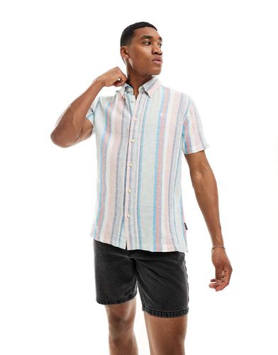 Camicia a maniche corte a righe multicolore - Ben Sherman - Modalova