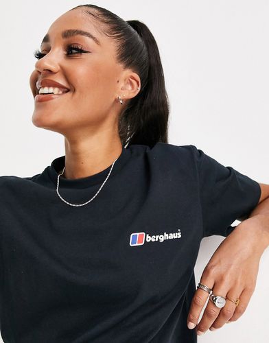Classic - T-shirt nera con logo - Berghaus - Modalova