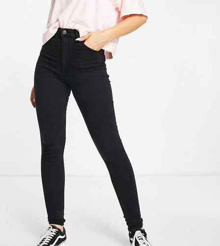 Tall - Jeans skinny neri a vita alta - Bershka - Modalova