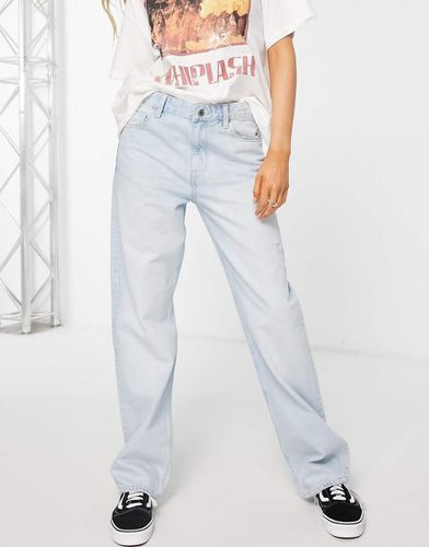 Dad jeans a vita alta lavaggio candeggiato - Bershka - Modalova