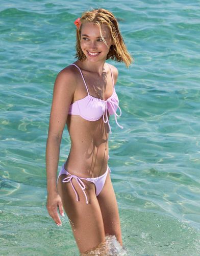 Haut de bikini froncé - Bershka - Modalova