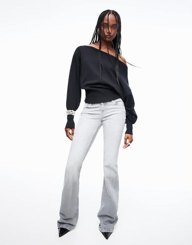 Jean bootcut taille basse - clair - Bershka - Modalova