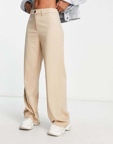 Pantaloni dad sartoriali a fondo ampio extra larghi cammello - Bershka - Modalova