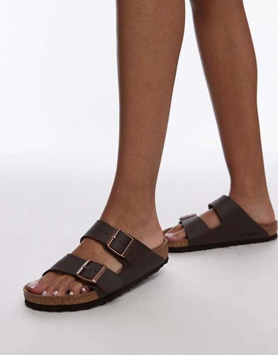 Arizona - Sandali unisex in Birko-Flor color scuro - Birkenstock - Modalova