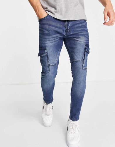 Jeans cargo skinny medio - Brave Soul - Modalova