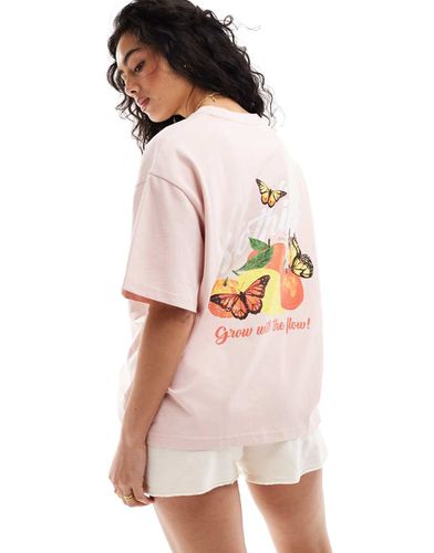 T-shirt chiaro con grafica con frutta - Good For Nothing - Modalova