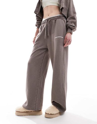 Joggers dritti marroni in coordinato - Good For Nothing - Modalova