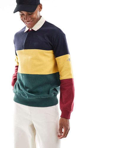 Th Anniversary Capsule - Felpa colorblock stile rugby - Gant - Modalova