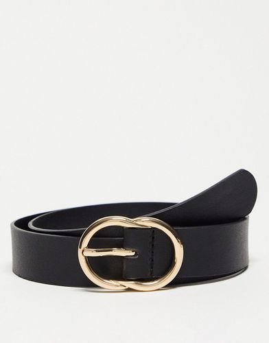 Cintura per vita e fianchi nera con doppia fibbia oro - Glamorous - Modalova