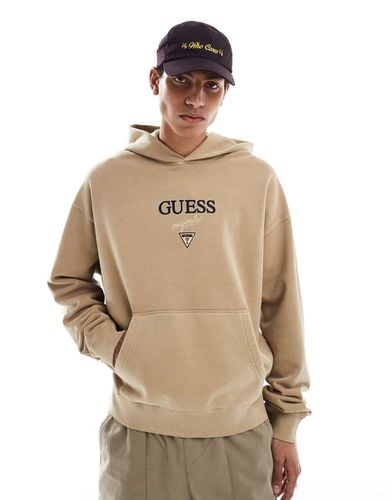 Baker - Felpa con cappuccio unisex chiaro - GUESS Originals - Modalova