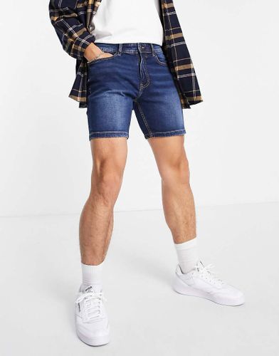 Pantaloncini di jeans skinny scuro - Don't Think Twice - Modalova