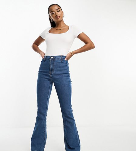 Petite - Bianca - Jeans a zampa stile disco a vita alta medio - Don't Think Twice - Modalova