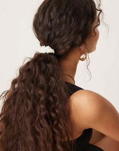 Chouchou avec perles nacrées - Designb London - Modalova