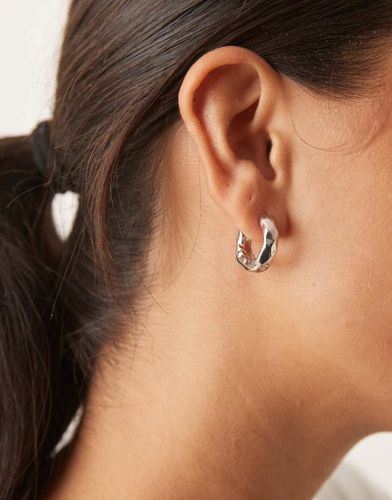 Créoles effet fondu - Designb London - Modalova