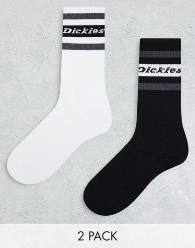 Genola - Confezione da 2 paia di calzini bianchi e neri con bordino - Dickies - Modalova