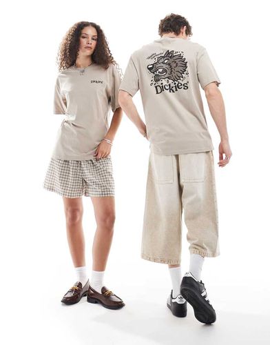 Round Up - T-shirt chiaro con stampa sul retro - Dickies - Modalova