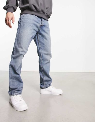 Dash - Jeans dritti a vita classica lavaggio chiaro effetto vintage - Dr Denim - Modalova