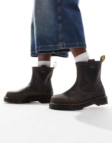 Dr. Martens - Anistone Lo - Stivaletti unisex Chelsea in pelle marroni - Dr Martens - Modalova