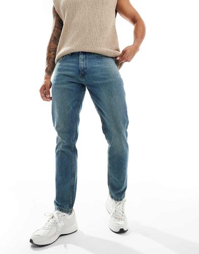 DTT - Jeans slim rigidi lavaggio tinto vintage medio - Don't Think Twice - Modalova