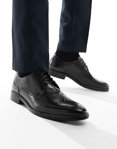 Dune - Scarpe brogue eleganti nere in pelle - Dune London - Modalova