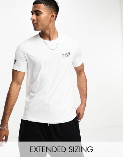 Activewear - T-shirt bianca con logo - EA7 - Modalova