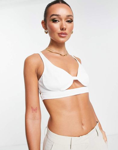 Brassière sporco con cut-out in coordinato - Extro & Vert - Modalova