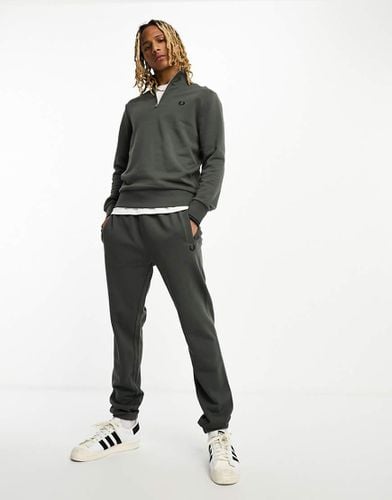 Joggers verdi con rovescio a ricci - Fred Perry - Modalova